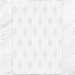Polka Dots - White Smoke on White Canvas 12  x 18 