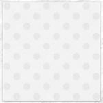 Polka Dots - White Smoke on White Canvas 16  x 16 