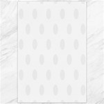 Polka Dots - White Smoke on White Canvas 20  x 30 