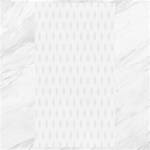 Polka Dots - White Smoke on White Canvas 40  x 72 