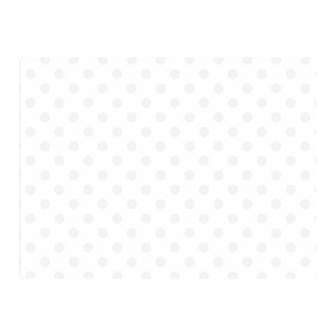 Polka Dots 35 x27  Blanket Back
