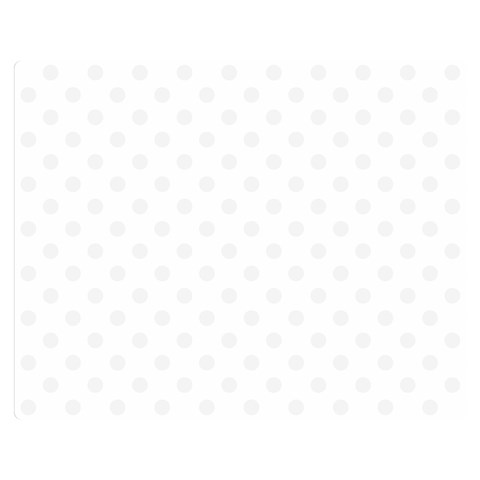 Polka Dots 60 x50  Blanket Back