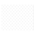Polka Dots - White Smoke on White Double Sided Flano Blanket (Large)