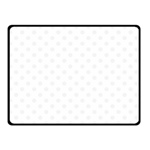 Polka Dots 45 x34  Blanket Back