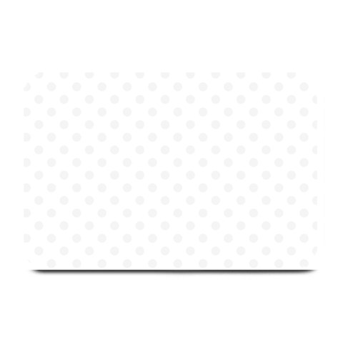 Polka Dots 18 x12  Plate Mat