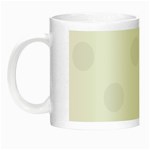 Polka Dots - White Smoke on White Night Luminous Mug