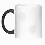 Polka Dots - White Smoke on White Morph Mug