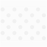 Polka Dots - White Smoke on White 5  x 7  Photo Cards