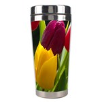 Images Tulip Red Stainless Steel Travel Tumbler