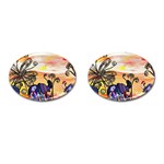 Indian Elephants Cufflinks (Oval)