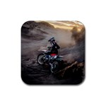 Motorcross Rubber Coaster (Square)