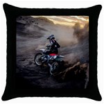 Motorcross Throw Pillow Case (Black)