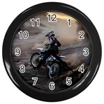 Motorcross Wall Clock (Black)