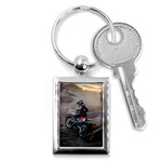 Motorcross Key Chain (Rectangle)