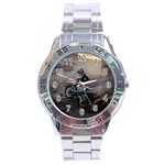 Motorcross Stainless Steel Analogue Watch