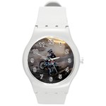 Motorcross Round Plastic Sport Watch (M)