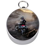 Motorcross Silver Compass