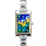 Wallpaper Flower Tulip Rectangle Italian Charm Watch