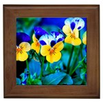 Wallpaper Flower Tulip Framed Tile