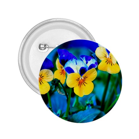 Wallpaper Flower Tulip 2.25  Button from ArtsNow.com Front