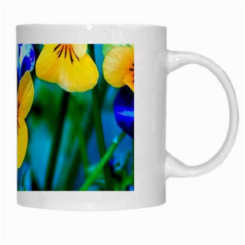 Wallpaper Flower Tulip White Mug from ArtsNow.com Right