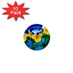 Wallpaper Flower Tulip 1  Mini Button (10 pack) 