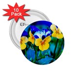 Wallpaper Flower Tulip 2.25  Button (10 pack)