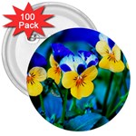 Wallpaper Flower Tulip 3  Button (100 pack)
