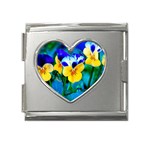 Wallpaper Flower Tulip Mega Link Heart Italian Charm (18mm)