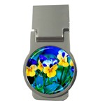 Wallpaper Flower Tulip Money Clip (Round)