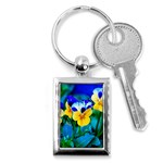 Wallpaper Flower Tulip Key Chain (Rectangle)