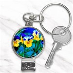 Wallpaper Flower Tulip Nail Clippers Key Chain