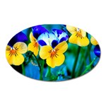Wallpaper Flower Tulip Magnet (Oval)