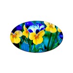 Wallpaper Flower Tulip Sticker Oval (10 pack)