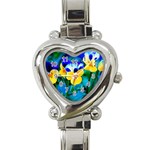 Wallpaper Flower Tulip Heart Italian Charm Watch