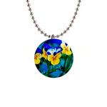 Wallpaper Flower Tulip 1  Button Necklace