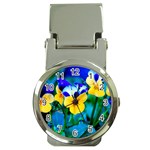 Wallpaper Flower Tulip Money Clip Watch