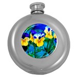 Wallpaper Flower Tulip Hip Flask (5 oz)