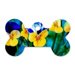 Wallpaper Flower Tulip Dog Tag Bone (Two Sides)