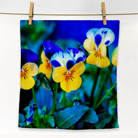 Wallpaper Flower Tulip Face Towel from ArtsNow.com Front