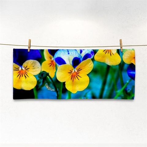 Wallpaper Flower Tulip Hand Towel from ArtsNow.com Front