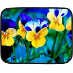 Wallpaper Flower Tulip Double Sided Fleece Blanket (Mini)