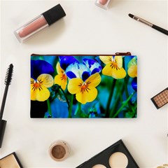 Wallpaper Flower Tulip Cosmetic Bag (Small) from ArtsNow.com Back