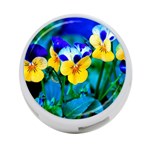 Wallpaper Flower Tulip 4-Port USB Hub (One Side)