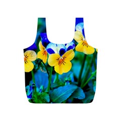 Wallpaper Flower Tulip Full Print Recycle Bag (S) from ArtsNow.com Front