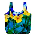 Wallpaper Flower Tulip Full Print Recycle Bag (L)