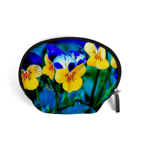 Wallpaper Flower Tulip Accessory Pouch (Small) from ArtsNow.com Front