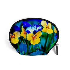 Wallpaper Flower Tulip Accessory Pouch (Small) from ArtsNow.com Front