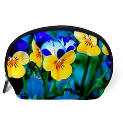 Wallpaper Flower Tulip Accessory Pouch (Large) from ArtsNow.com Back