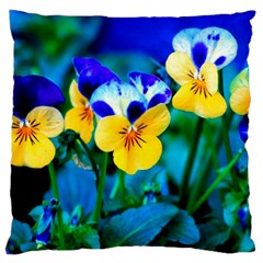 Wallpaper Flower Tulip Large Flano Cushion Case (Two Sides) from ArtsNow.com Front